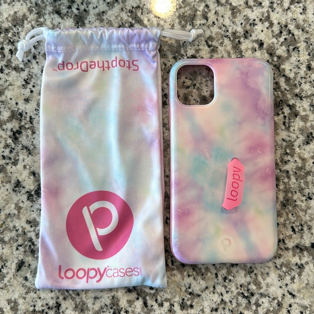 Loopy case for iPhone 11 (6.1in screen) - Tie Dye